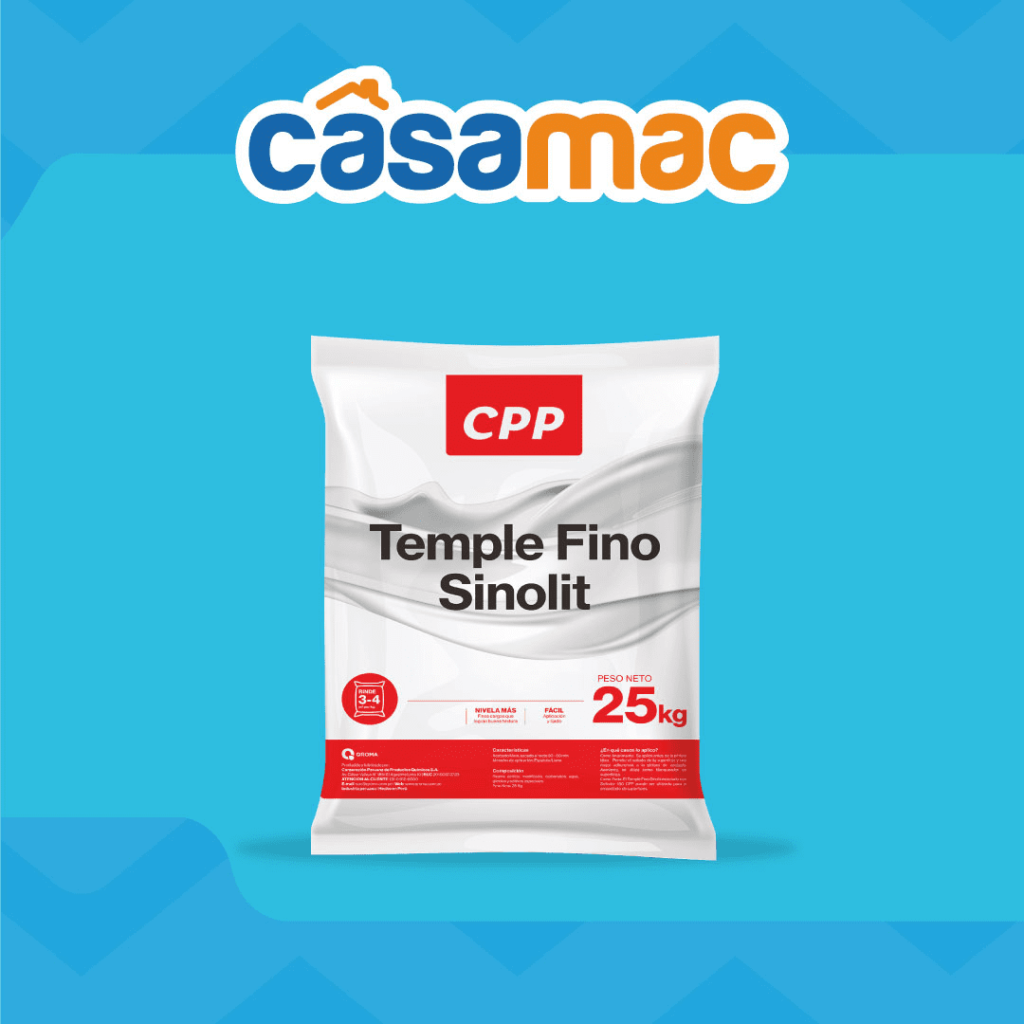 TEMPLE FINO SINOLIT CPP DE 25 KG CASAMAC