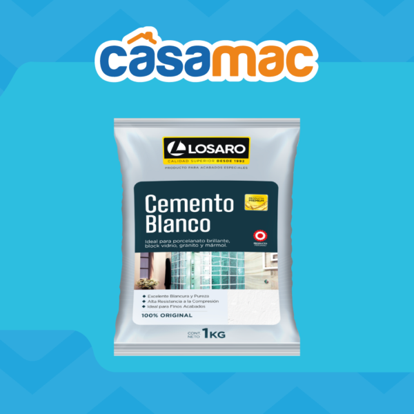 CEMENTO BLANCO LOSARO DE 1 KG