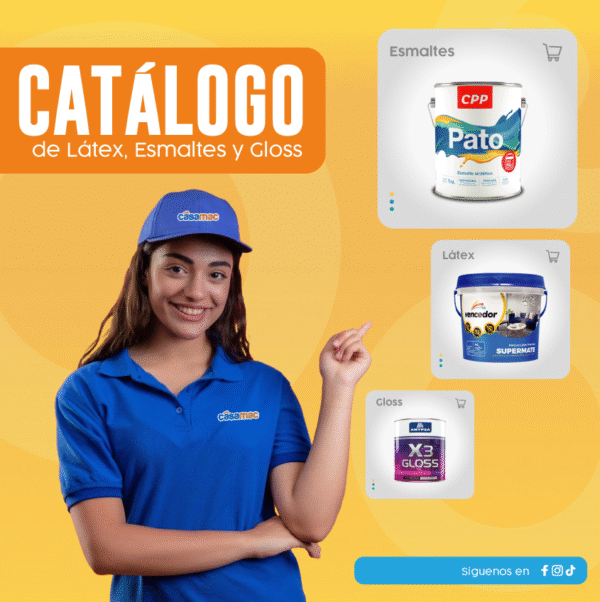 CATÁLOGO DE LÁTEX, ESMALTES Y GLOSS